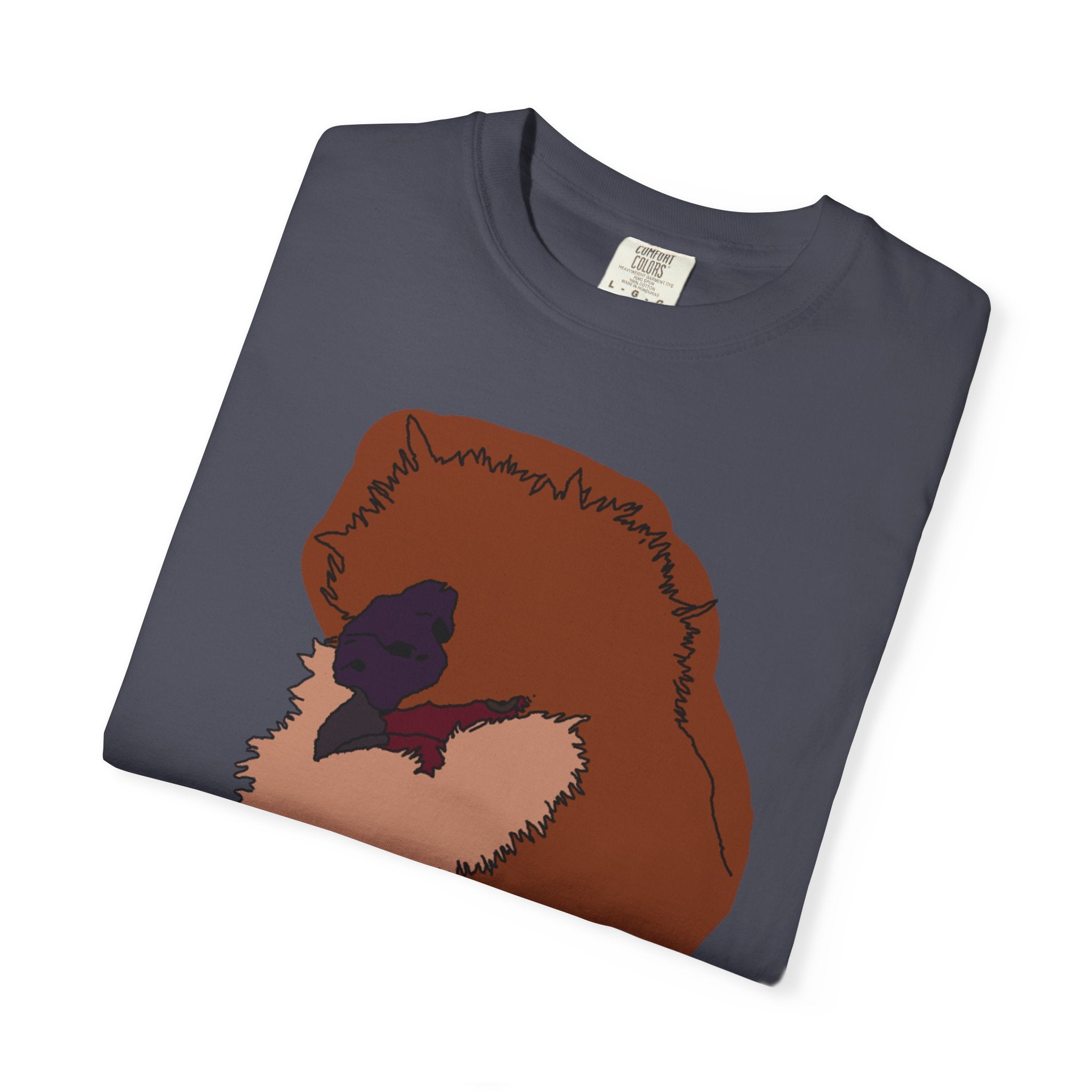 Hand-Drawn Silkie Portrait T-shirt
