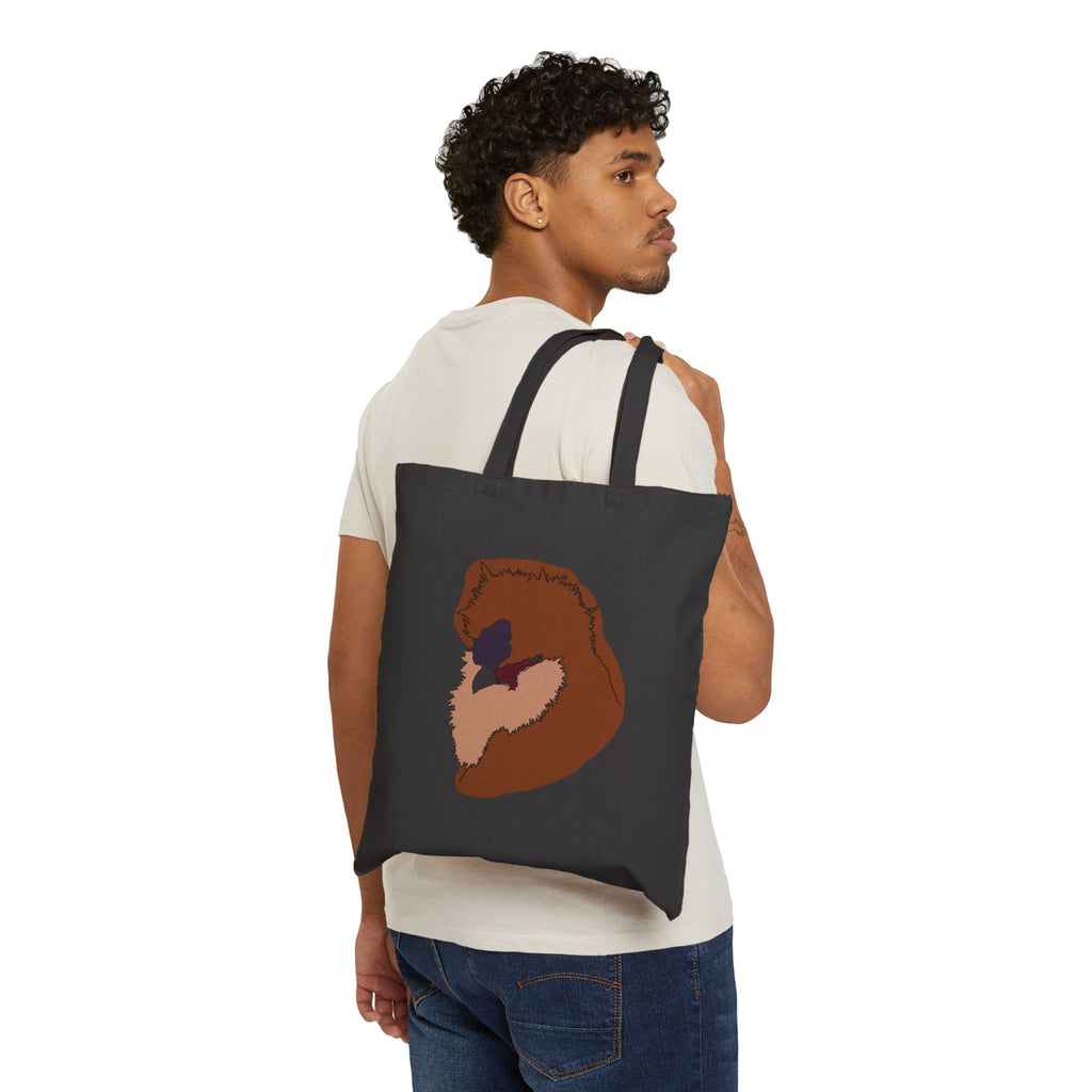 Hand-Drawn Silkie Portrait Tote Bag