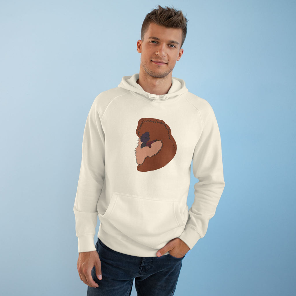 Hand-drawn Silkie Portrait Hoodie