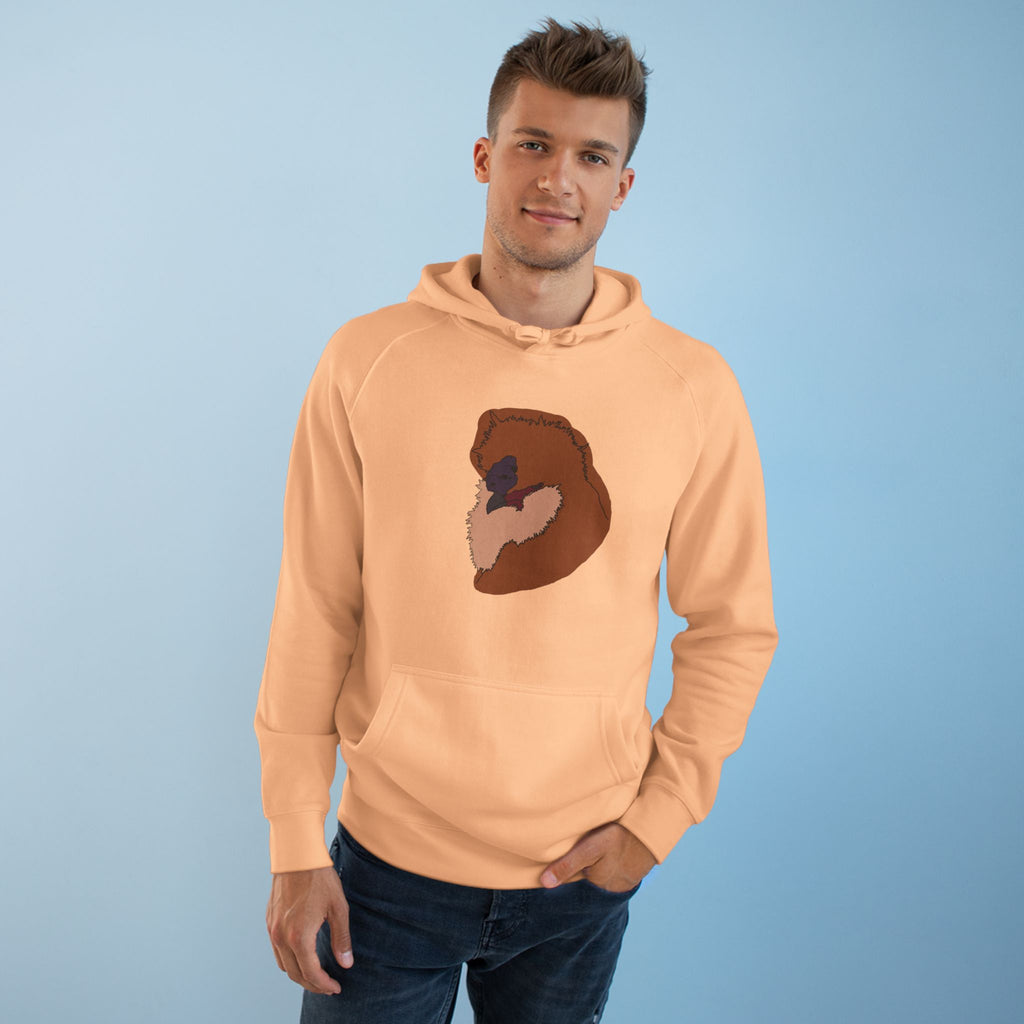 Hand-drawn Silkie Portrait Hoodie