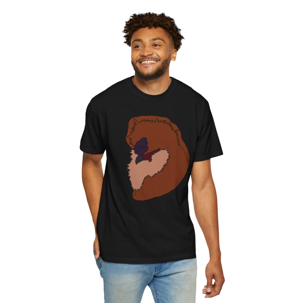 Hand-Drawn Silkie Portrait T-shirt