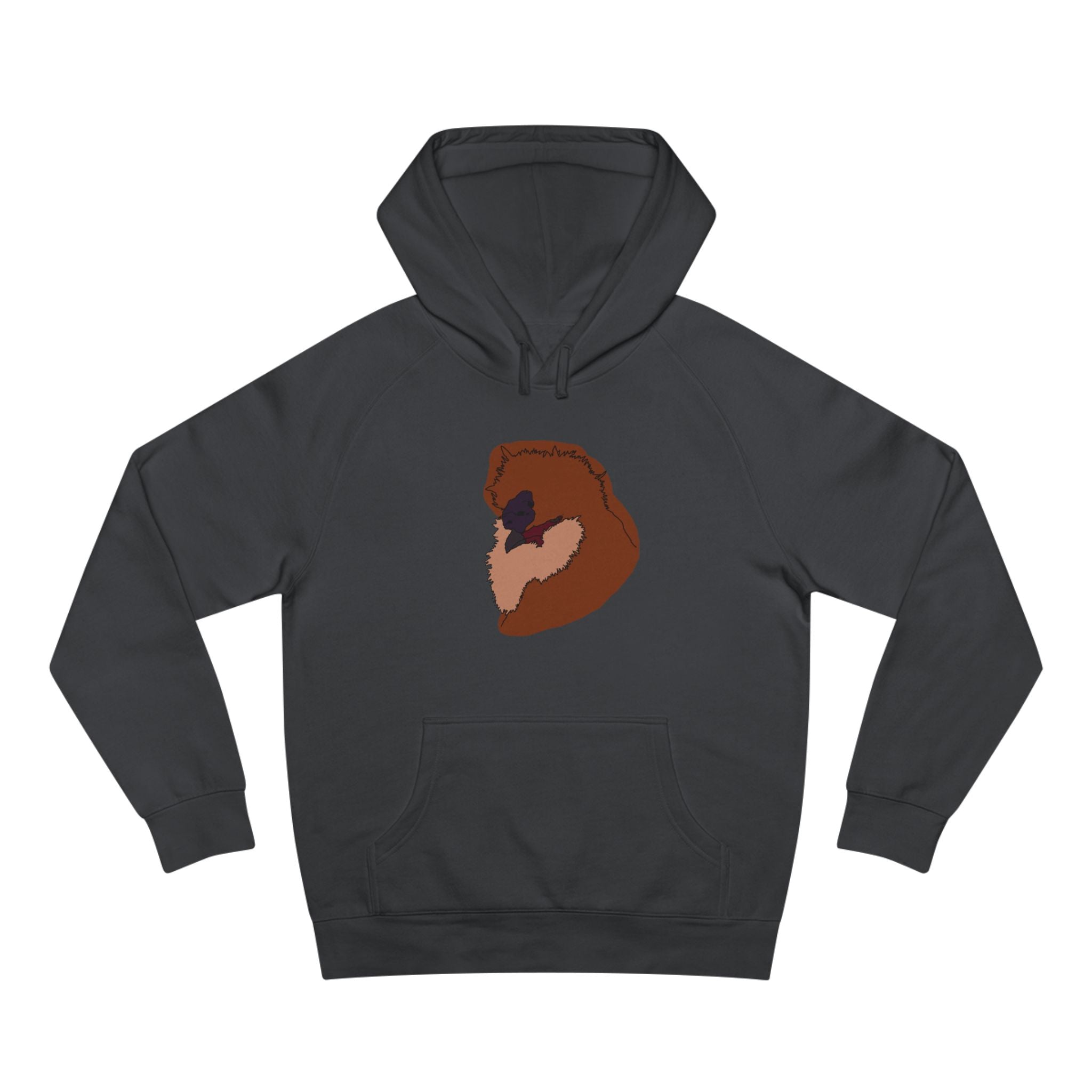 Hand-drawn Silkie Portrait Hoodie