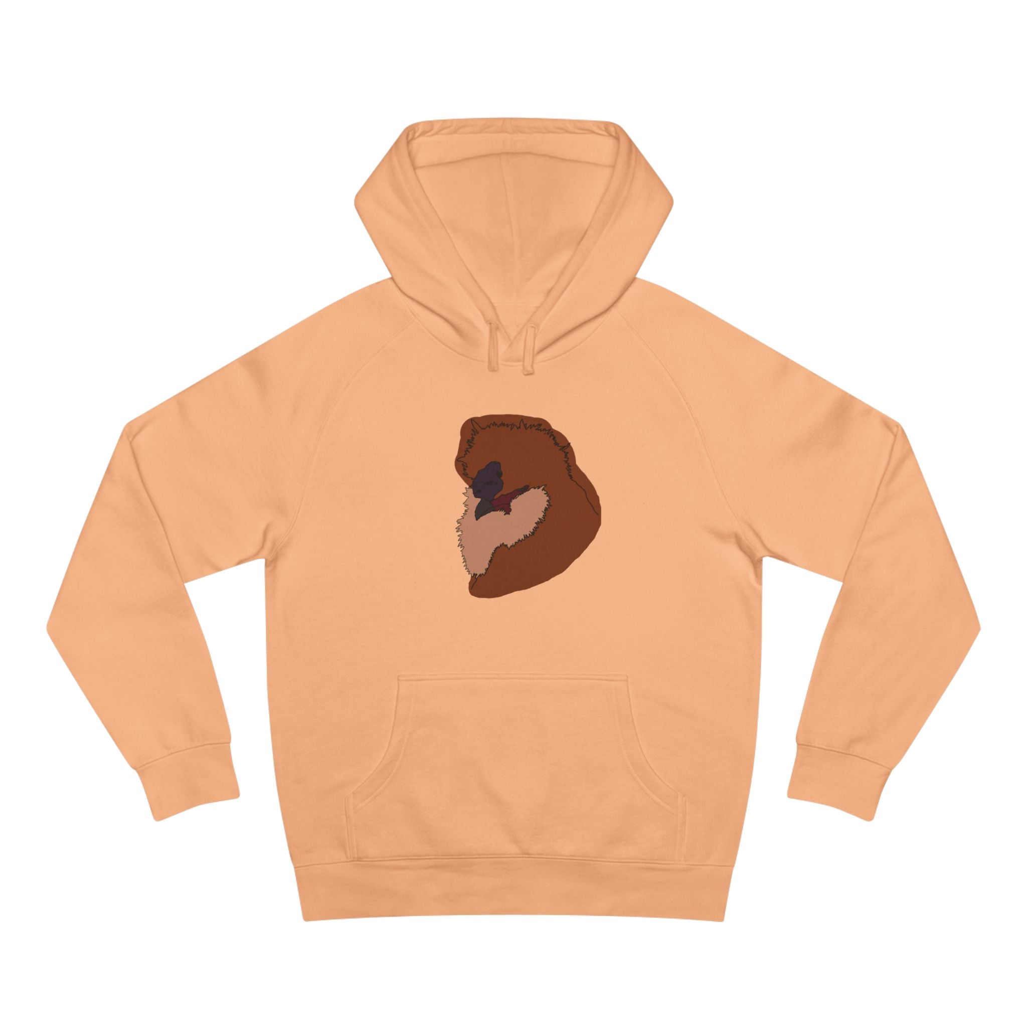 Hand-drawn Silkie Portrait Hoodie