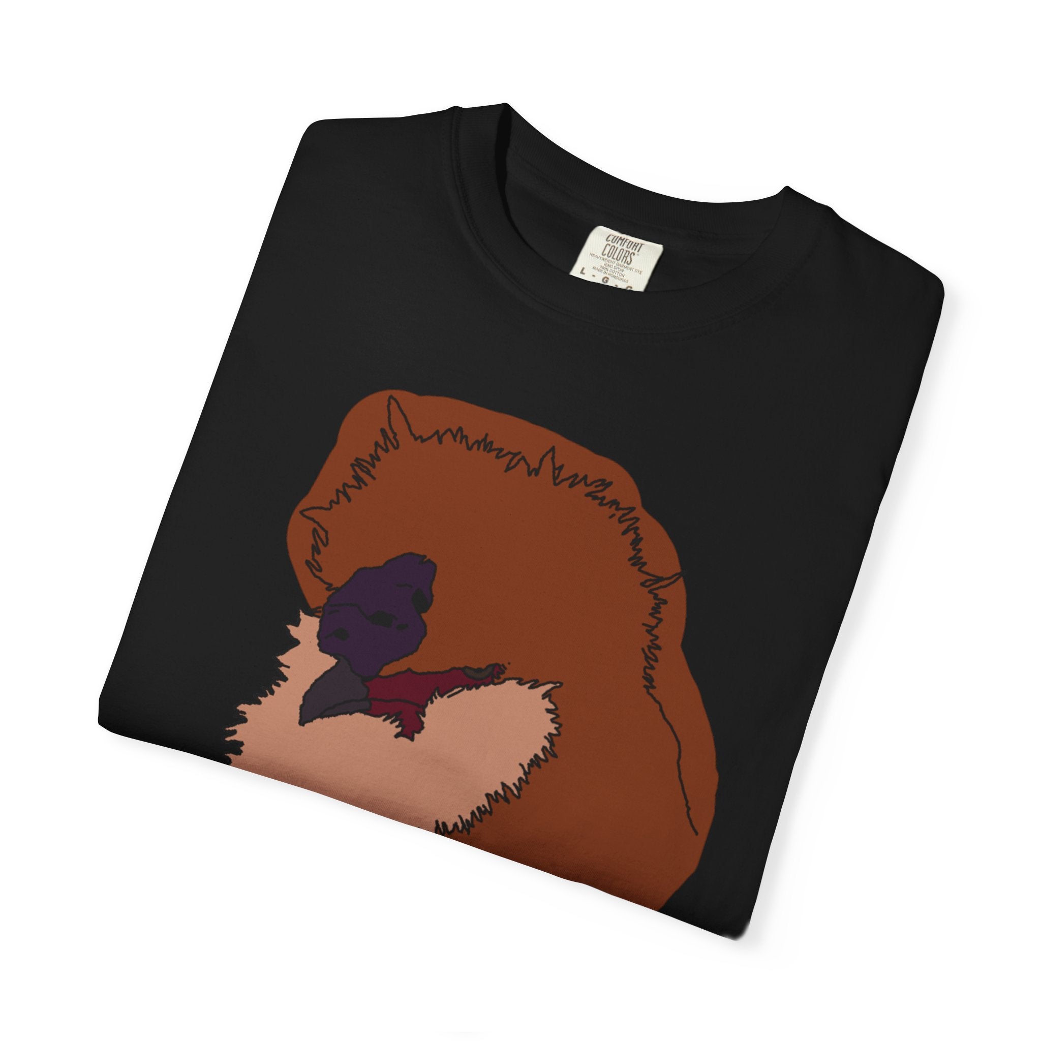 Hand-Drawn Silkie Portrait T-shirt