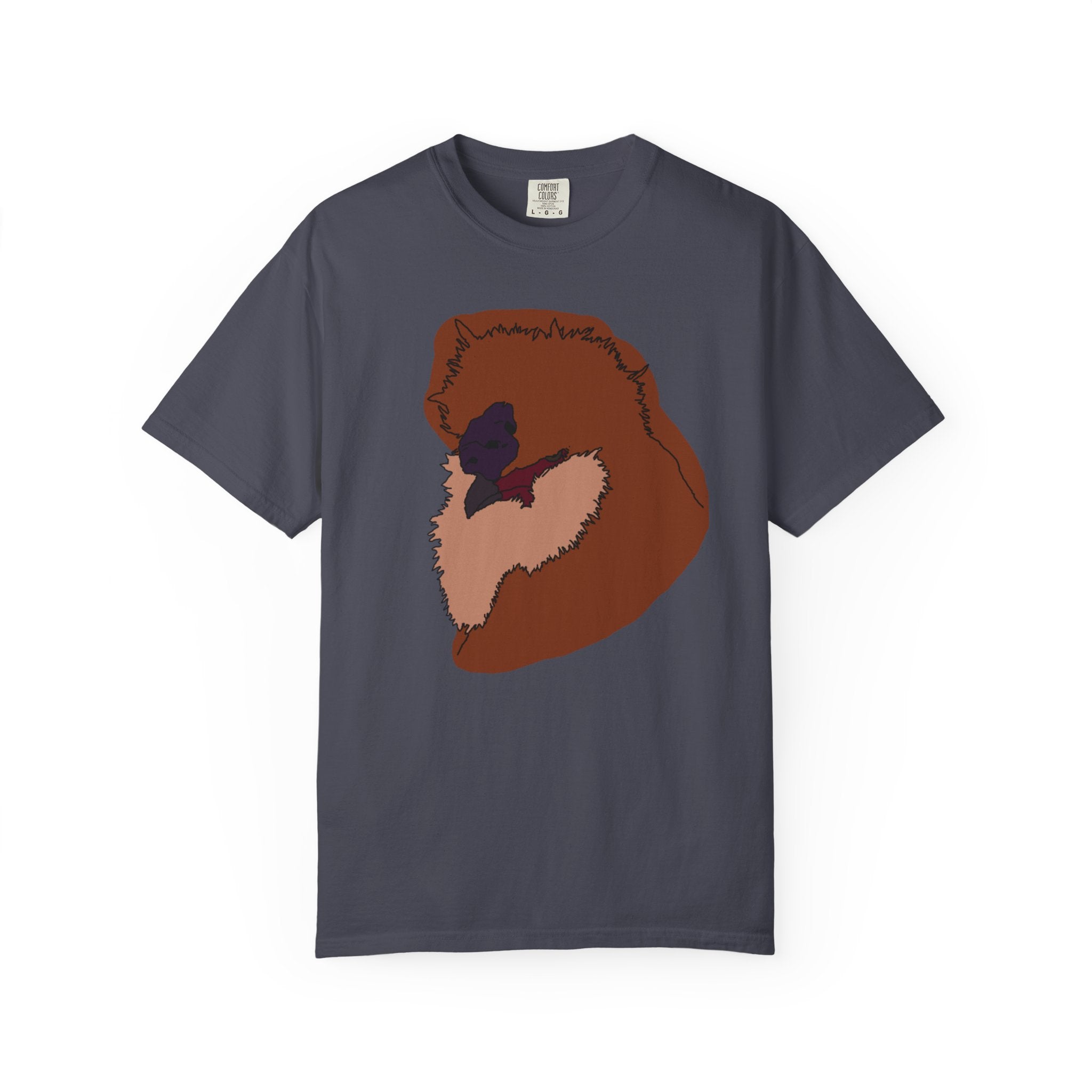 Hand-Drawn Silkie Portrait T-shirt
