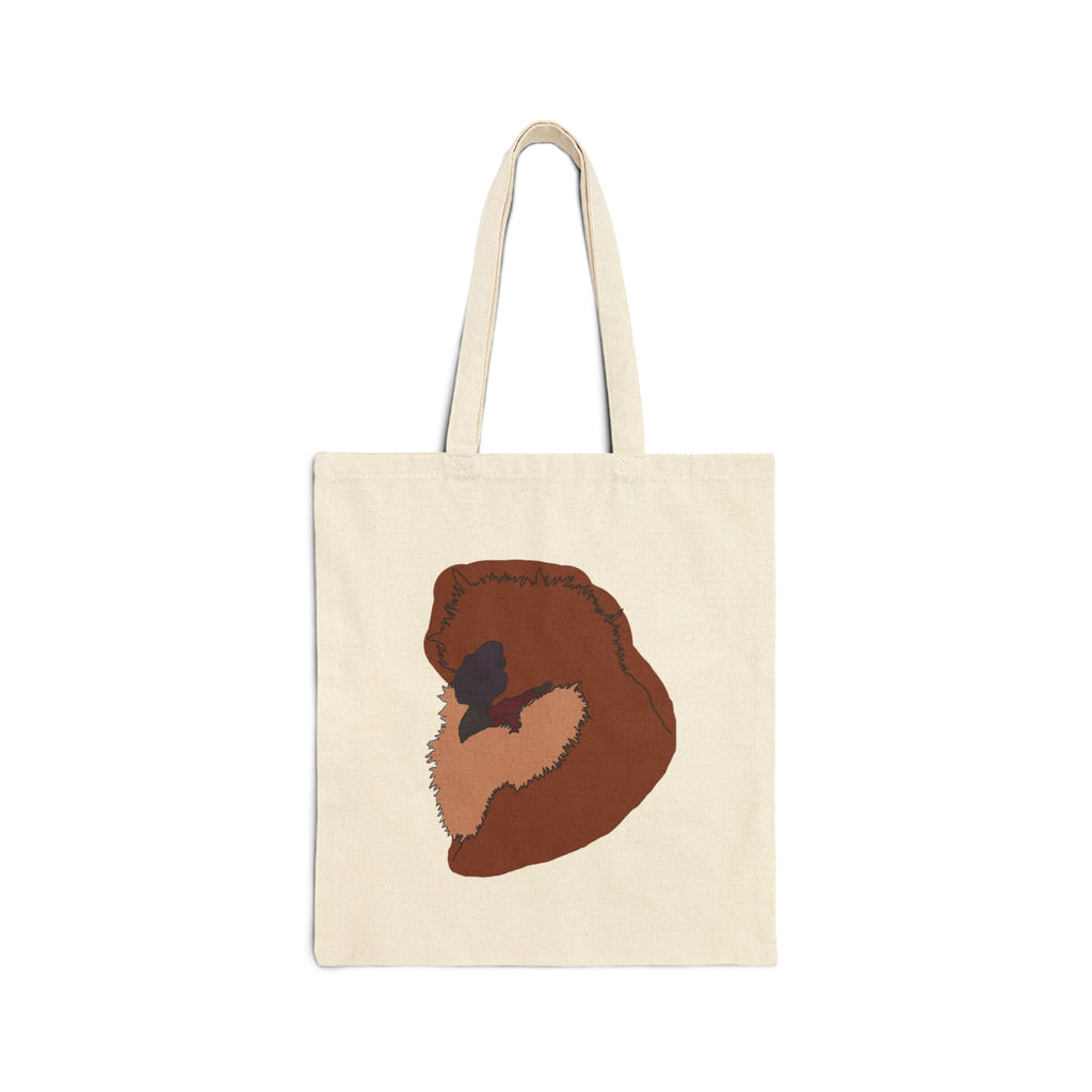 Hand-Drawn Silkie Portrait Tote Bag