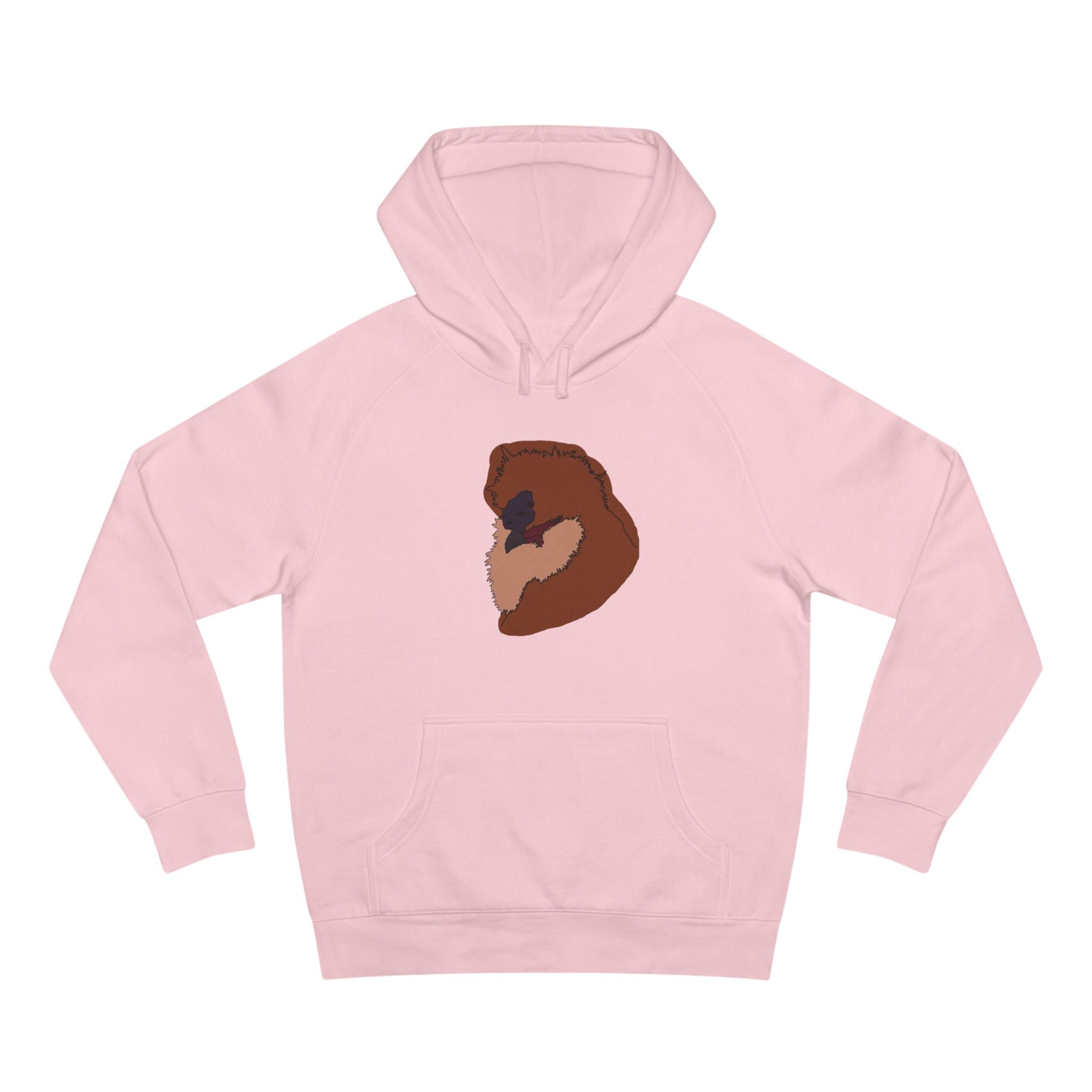 Hand-drawn Silkie Portrait Hoodie