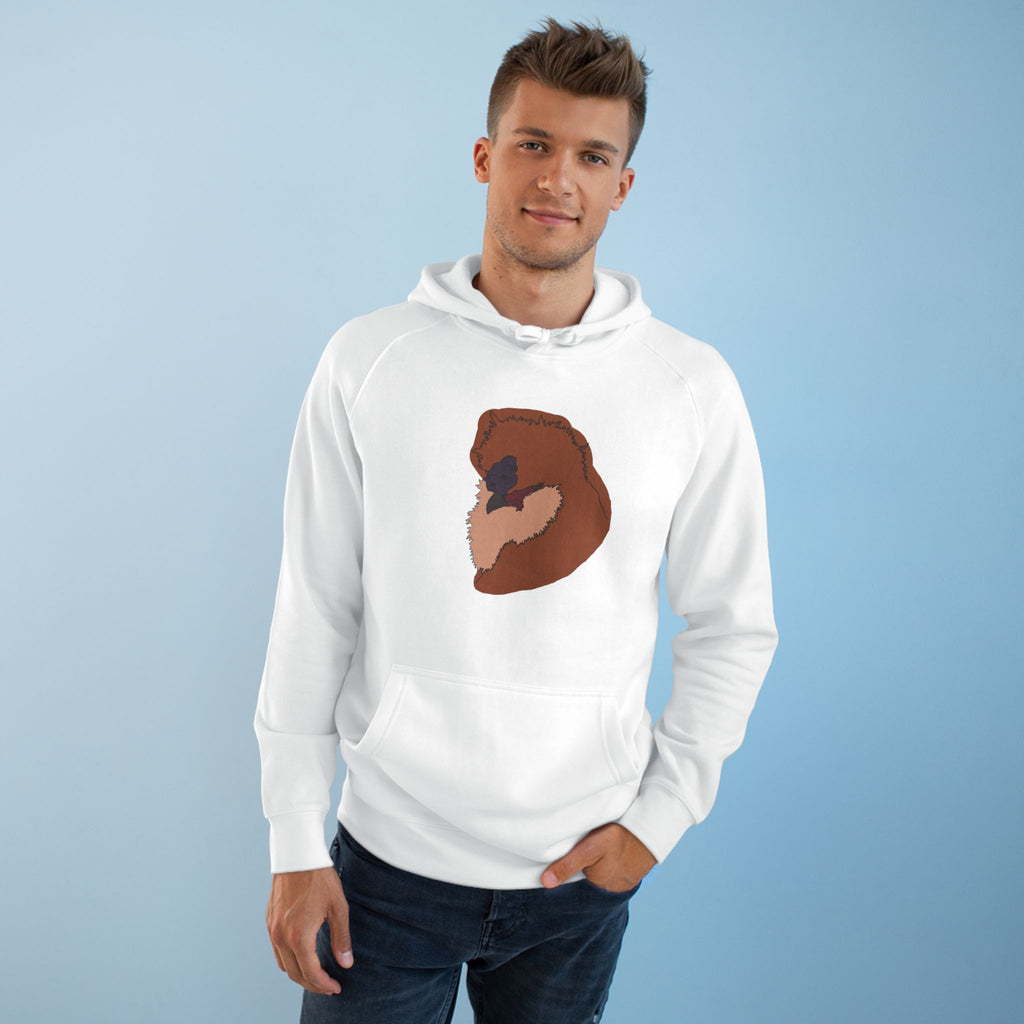 Hand-drawn Silkie Portrait Hoodie
