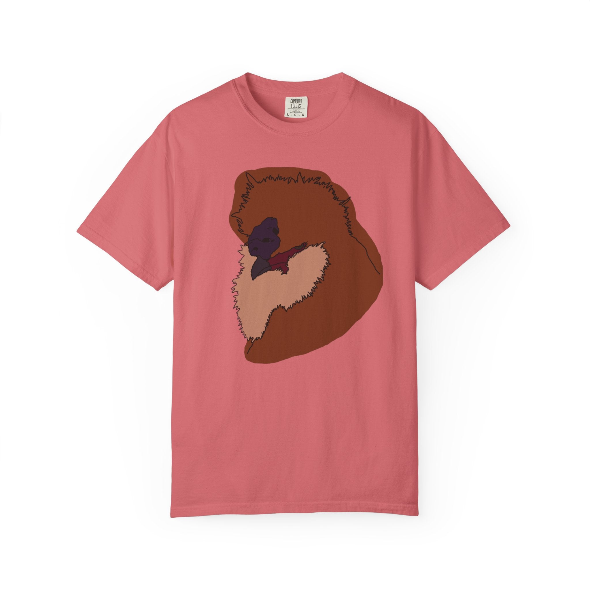 Hand-Drawn Silkie Portrait T-shirt