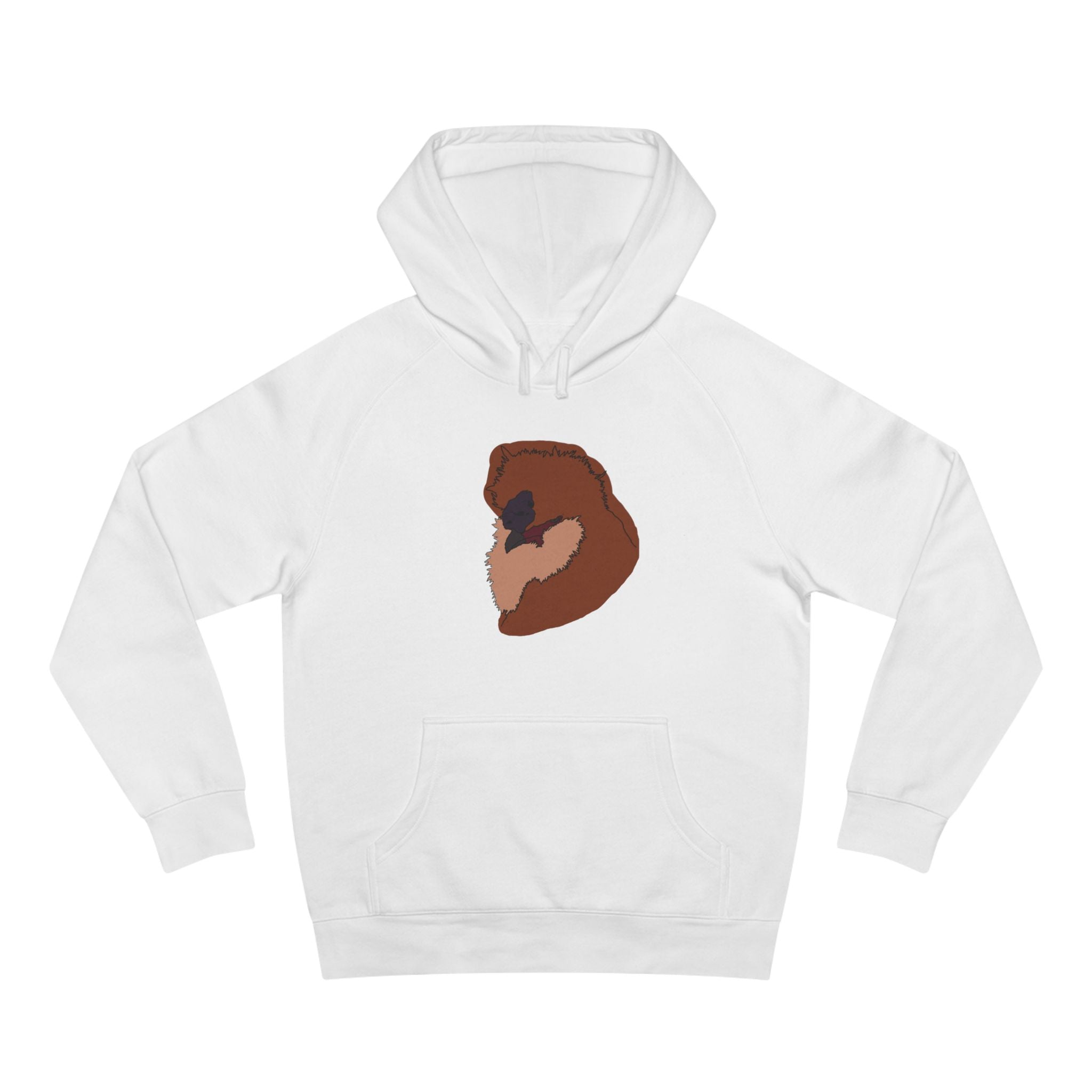 Hand-drawn Silkie Portrait Hoodie