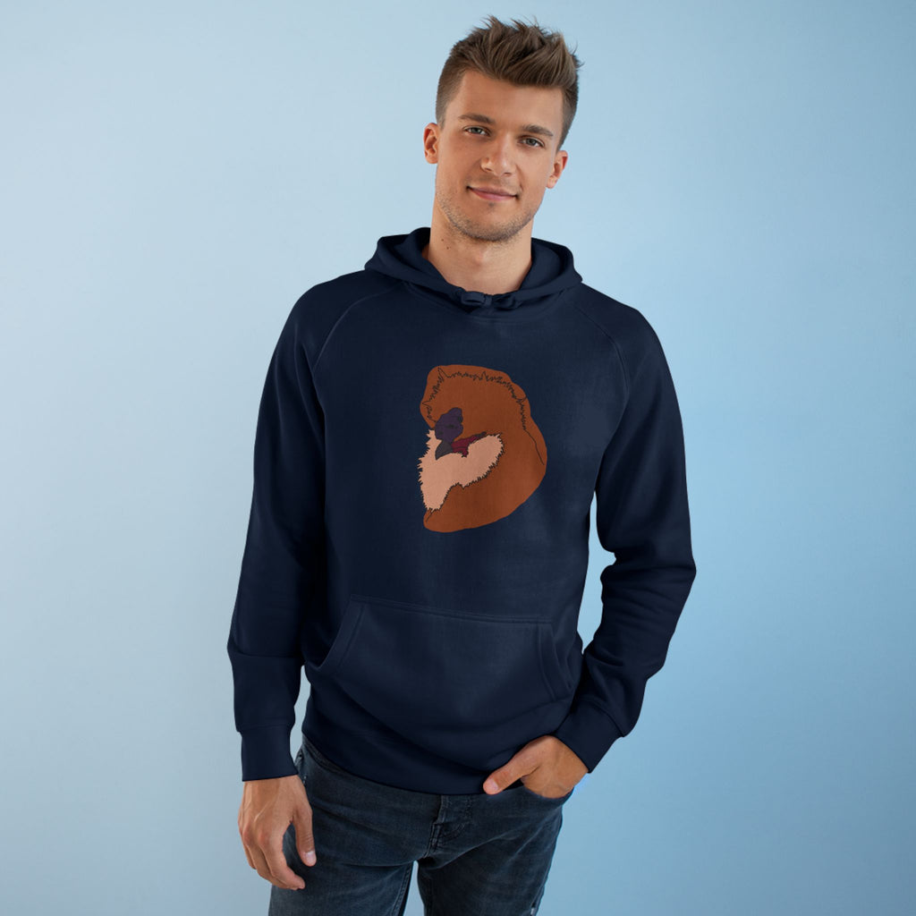 Hand-drawn Silkie Portrait Hoodie