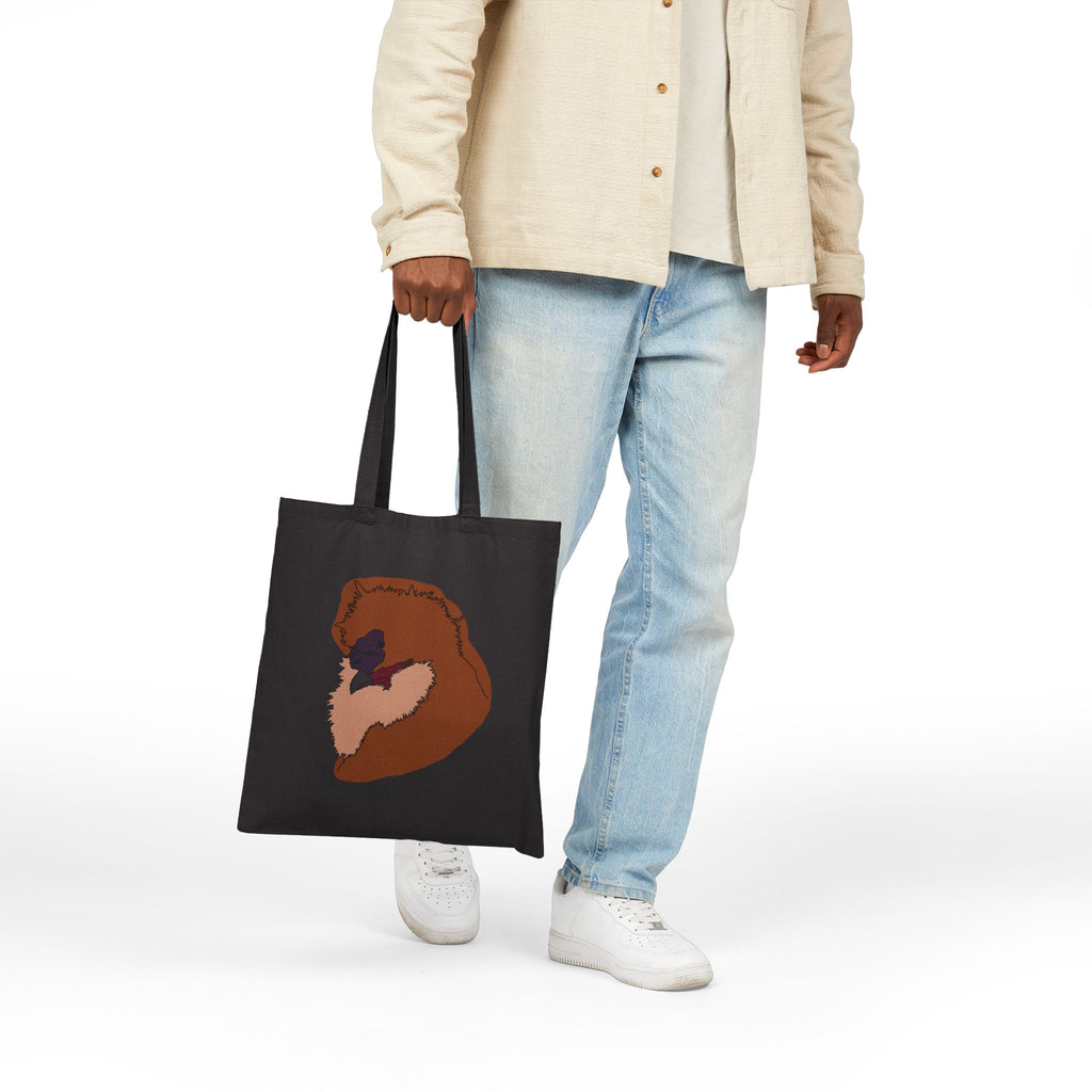 Hand-Drawn Silkie Portrait Tote Bag