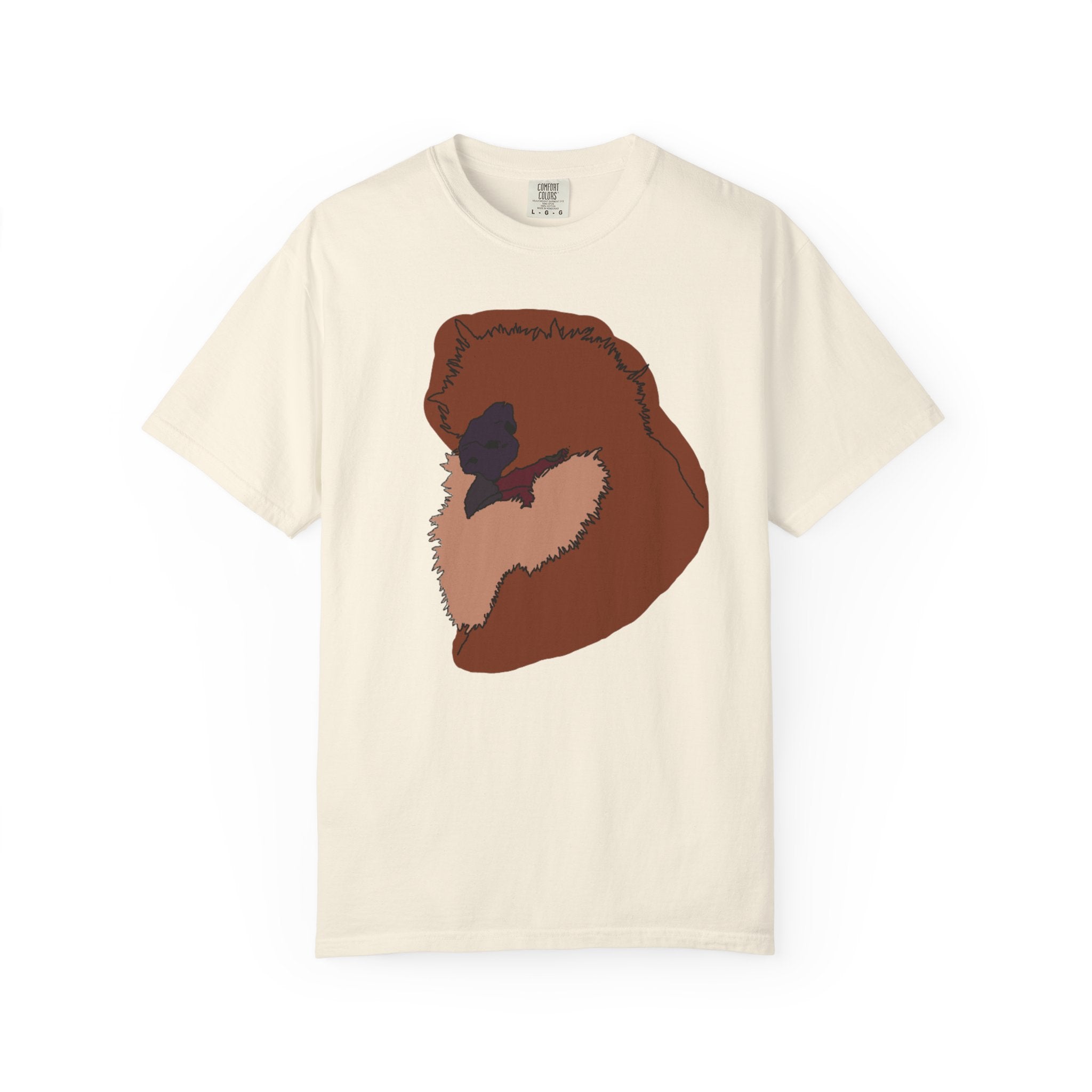 Hand-Drawn Silkie Portrait T-shirt