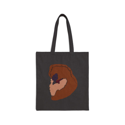 Hand-Drawn Silkie Portrait Tote Bag