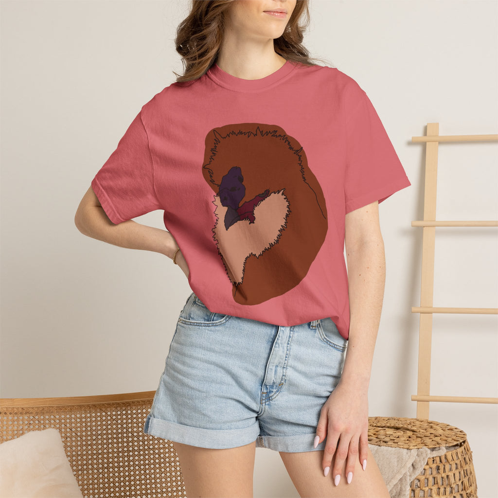 Hand-Drawn Silkie Portrait T-shirt
