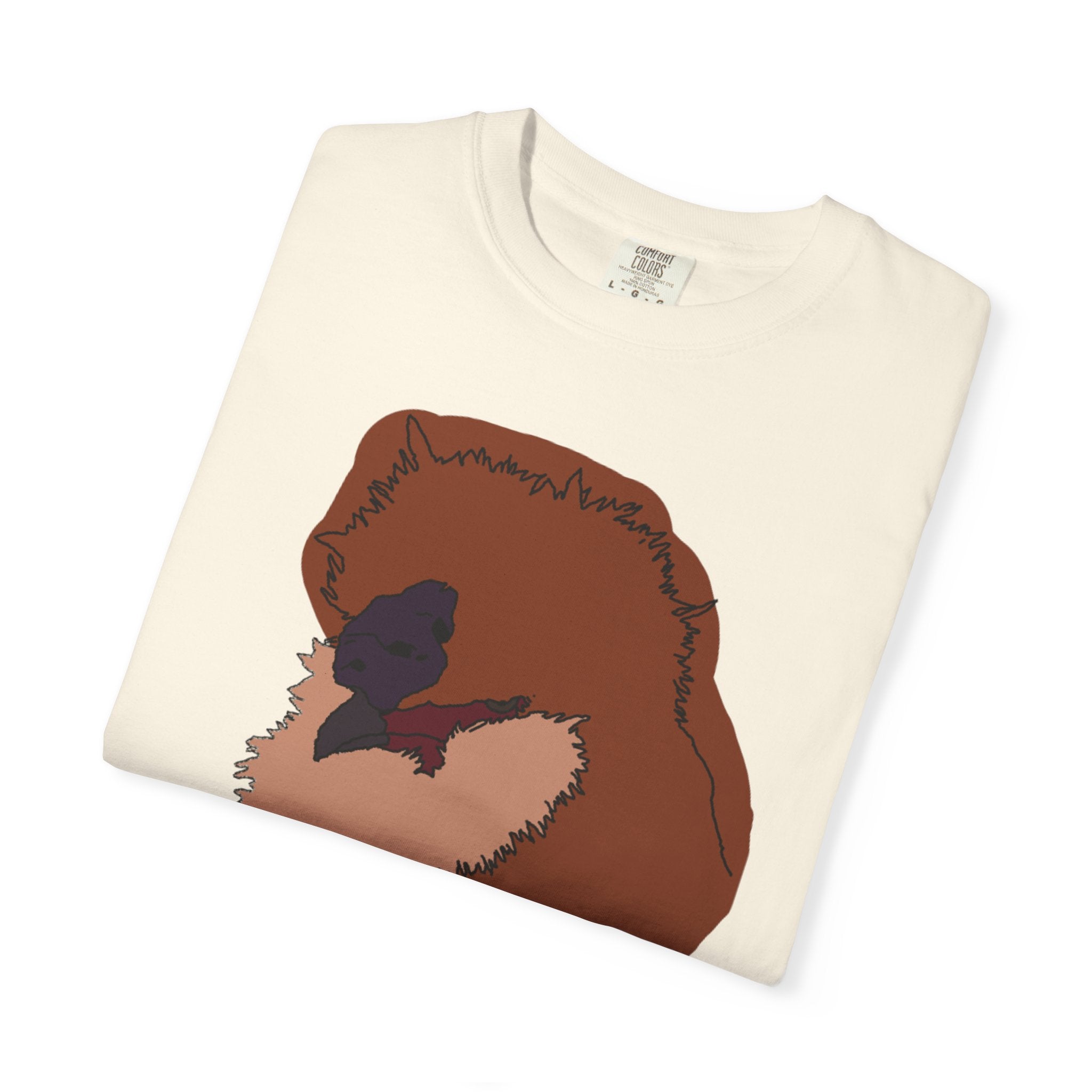 Hand-Drawn Silkie Portrait T-shirt