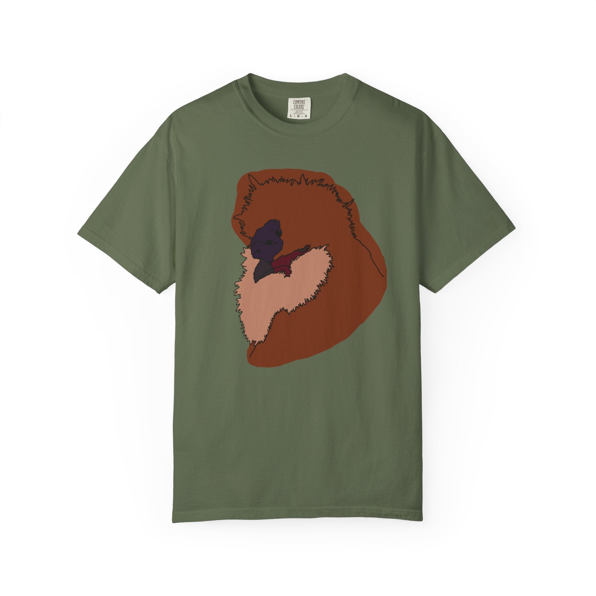 Hand-Drawn Silkie Portrait T-shirt