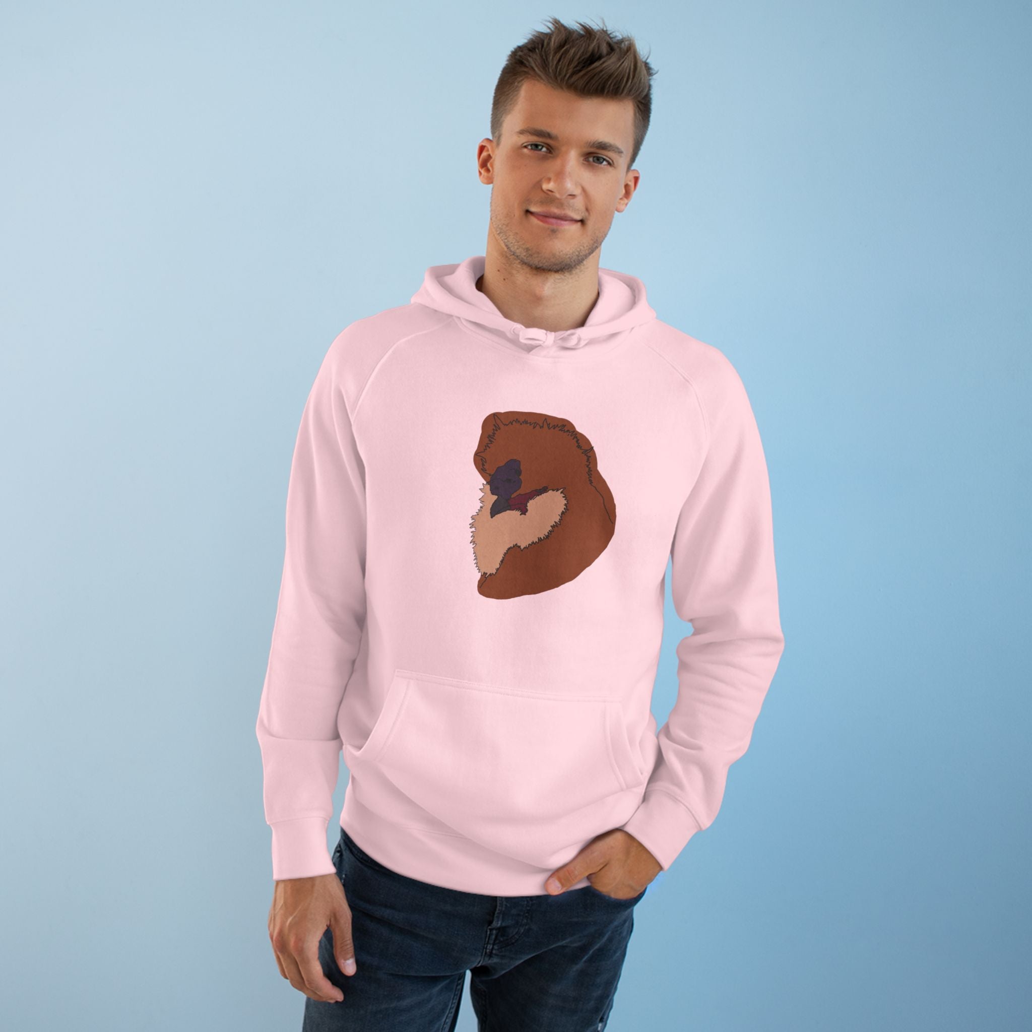 Hand-drawn Silkie Portrait Hoodie