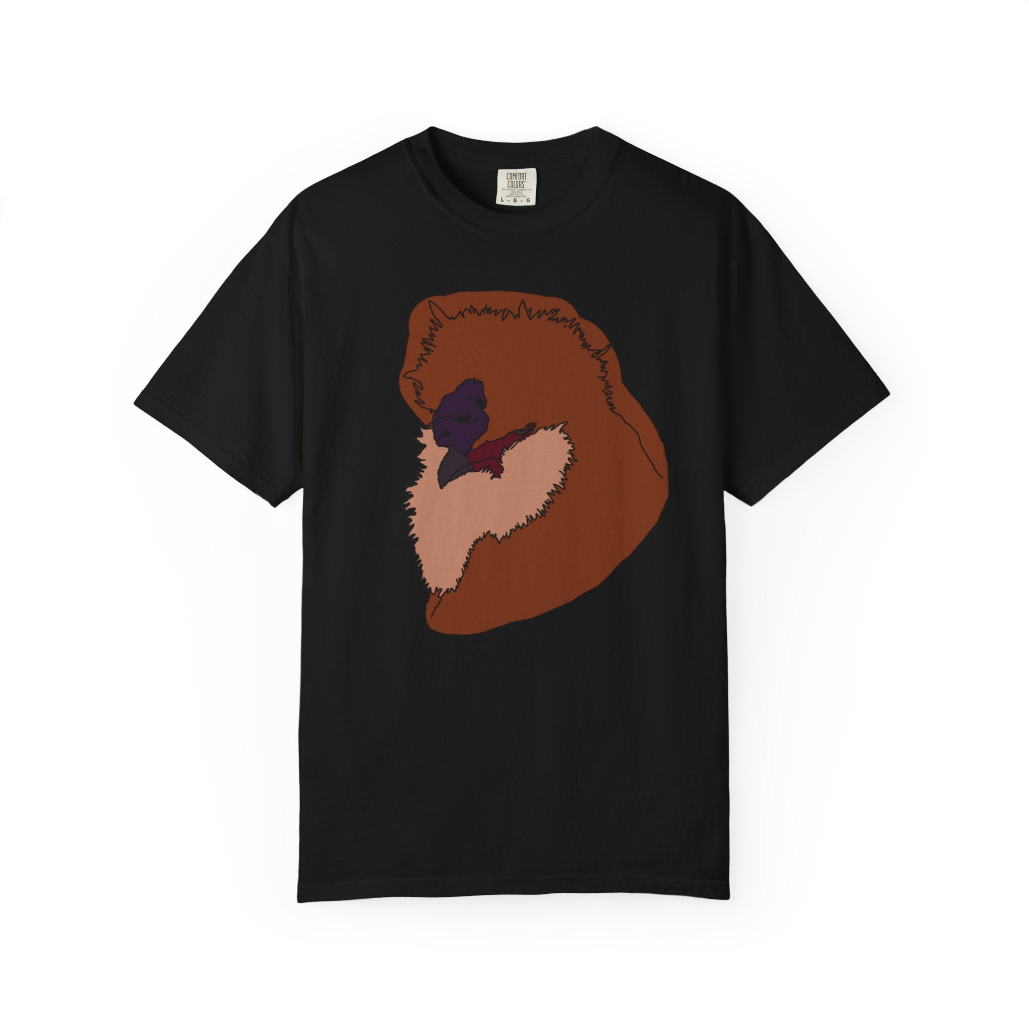 Hand-Drawn Silkie Portrait T-shirt