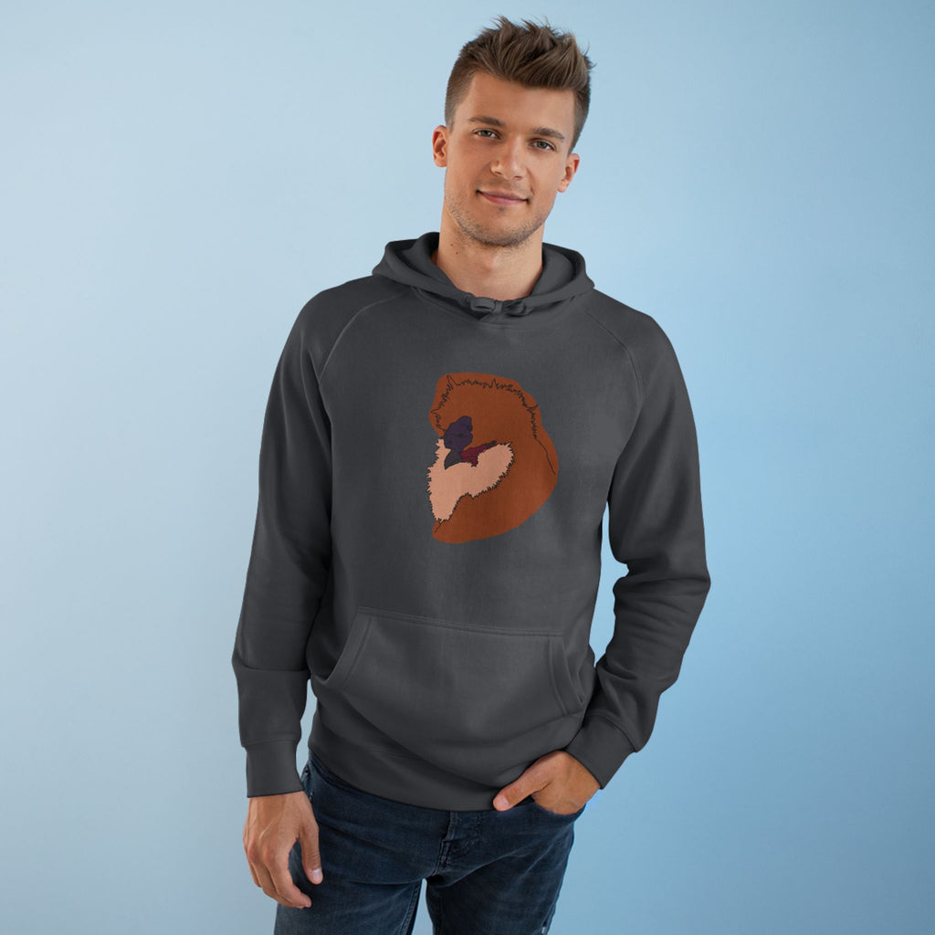 Hand-drawn Silkie Portrait Hoodie